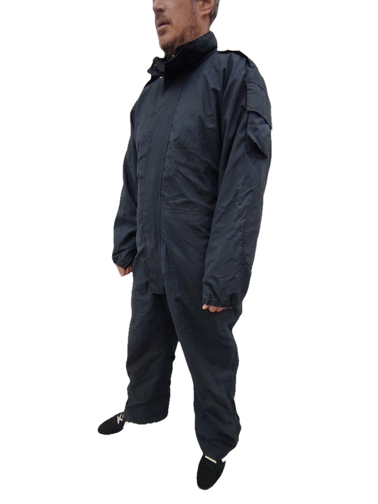 Goretex British Police black overalls coveralls fire resistant suit waterproof C