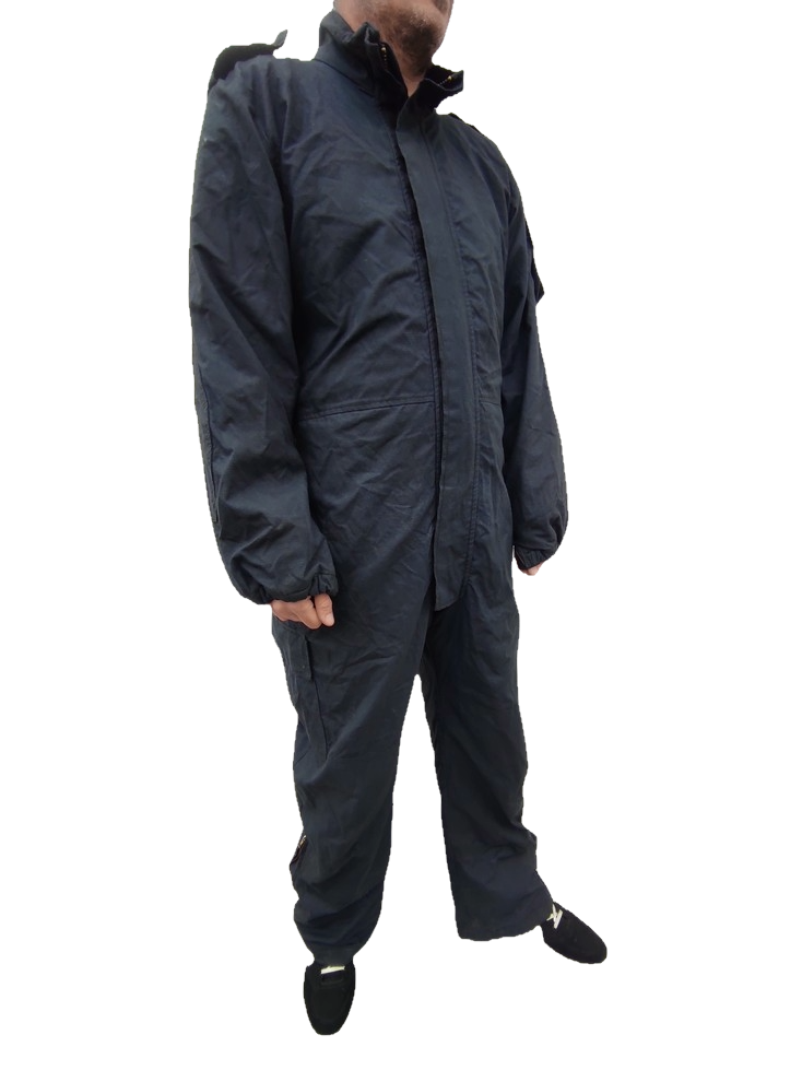 Goretex British Police black overalls coveralls fire resistant suit waterproof C