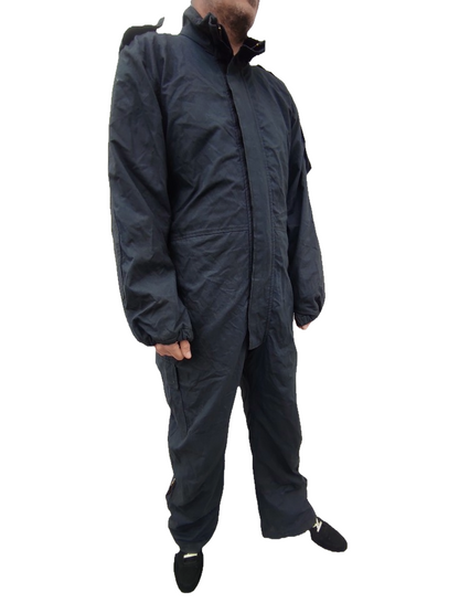 Goretex British Police black overalls coveralls fire resistant suit waterproof C