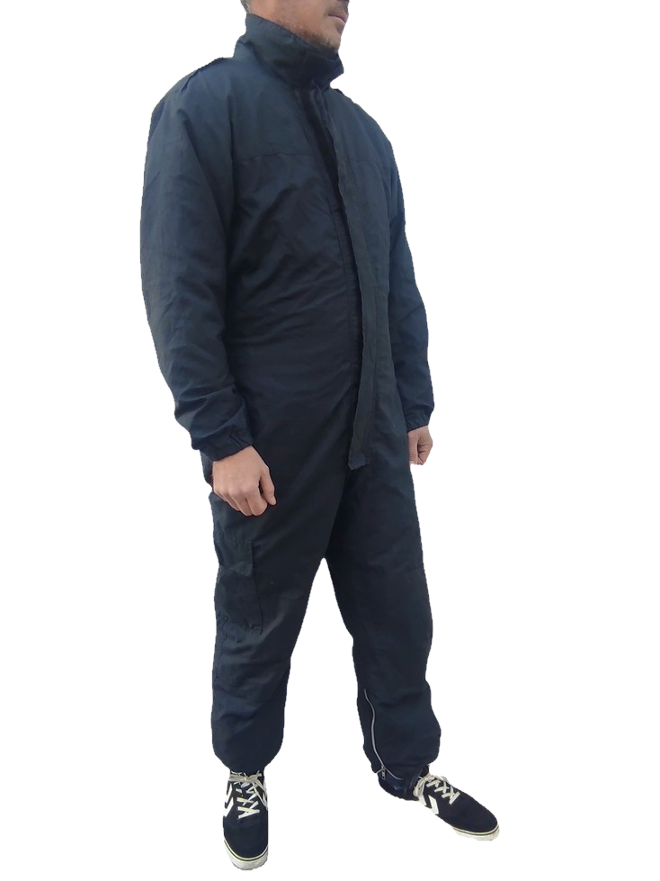 British Police black Goretex overalls coveralls fire resistant suit waterproof A