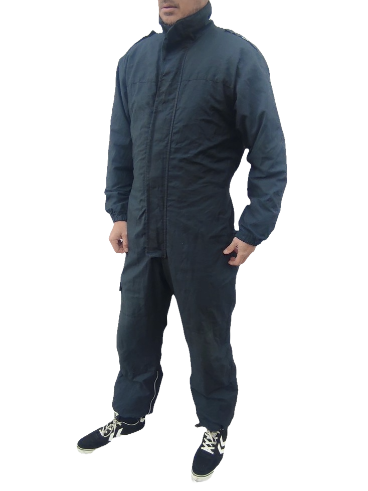 British Police black Goretex overalls coveralls fire resistant suit waterproof A
