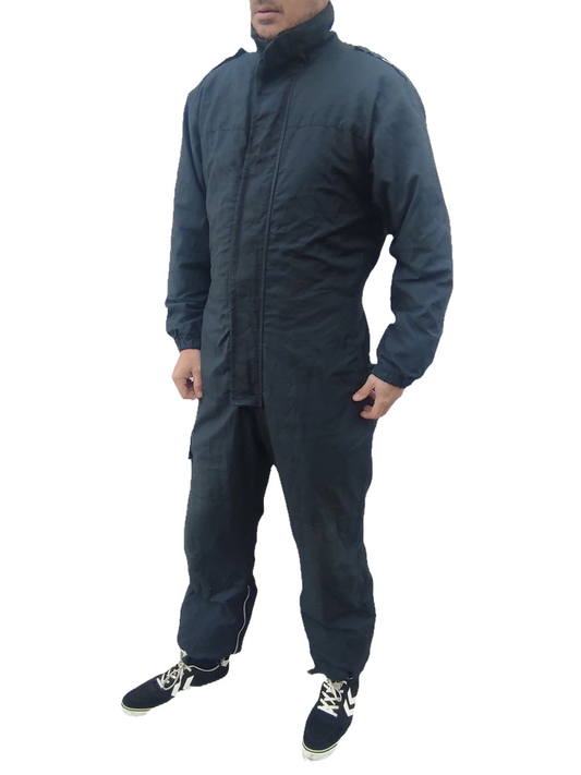 British Police black Goretex overalls coveralls fire resistant suit waterproof A