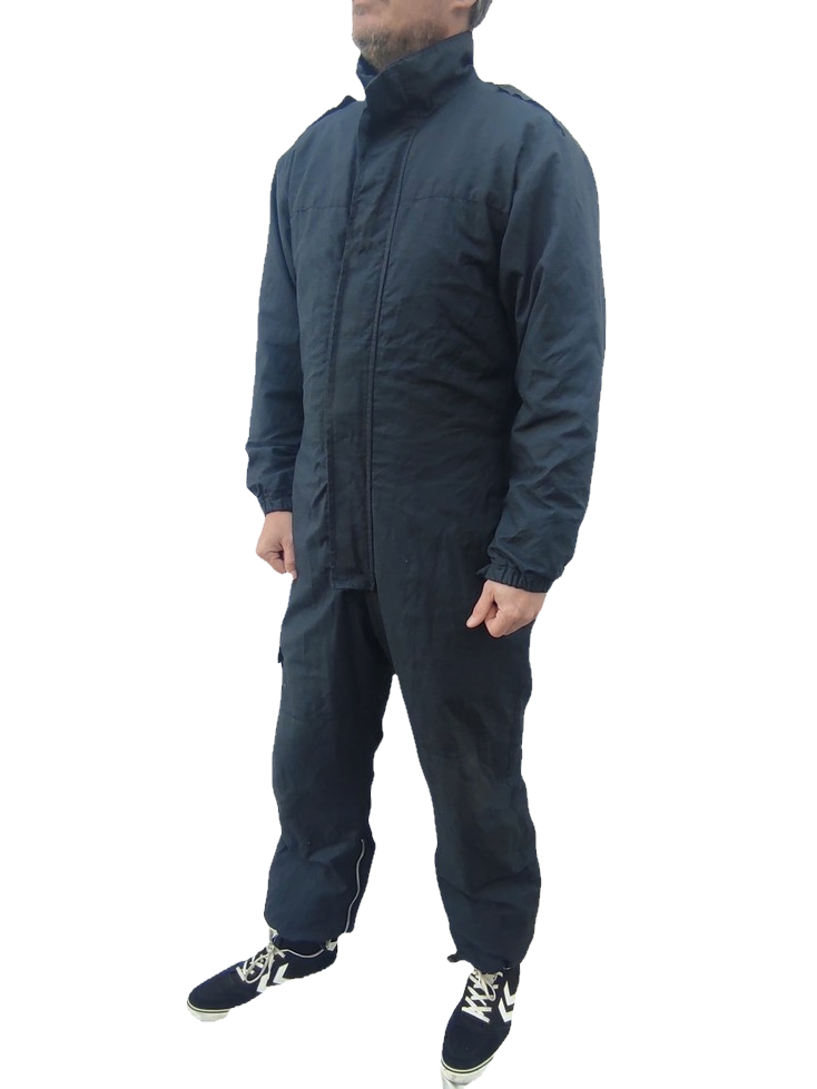 British Police black Goretex overalls coveralls fire resistant suit waterproof A