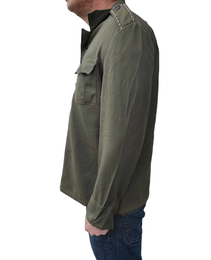 New Vintage 1970s soviet era Bulgarian hunting shirt field army military cossack coat fieldshirt shirt communist Bulgarian colours