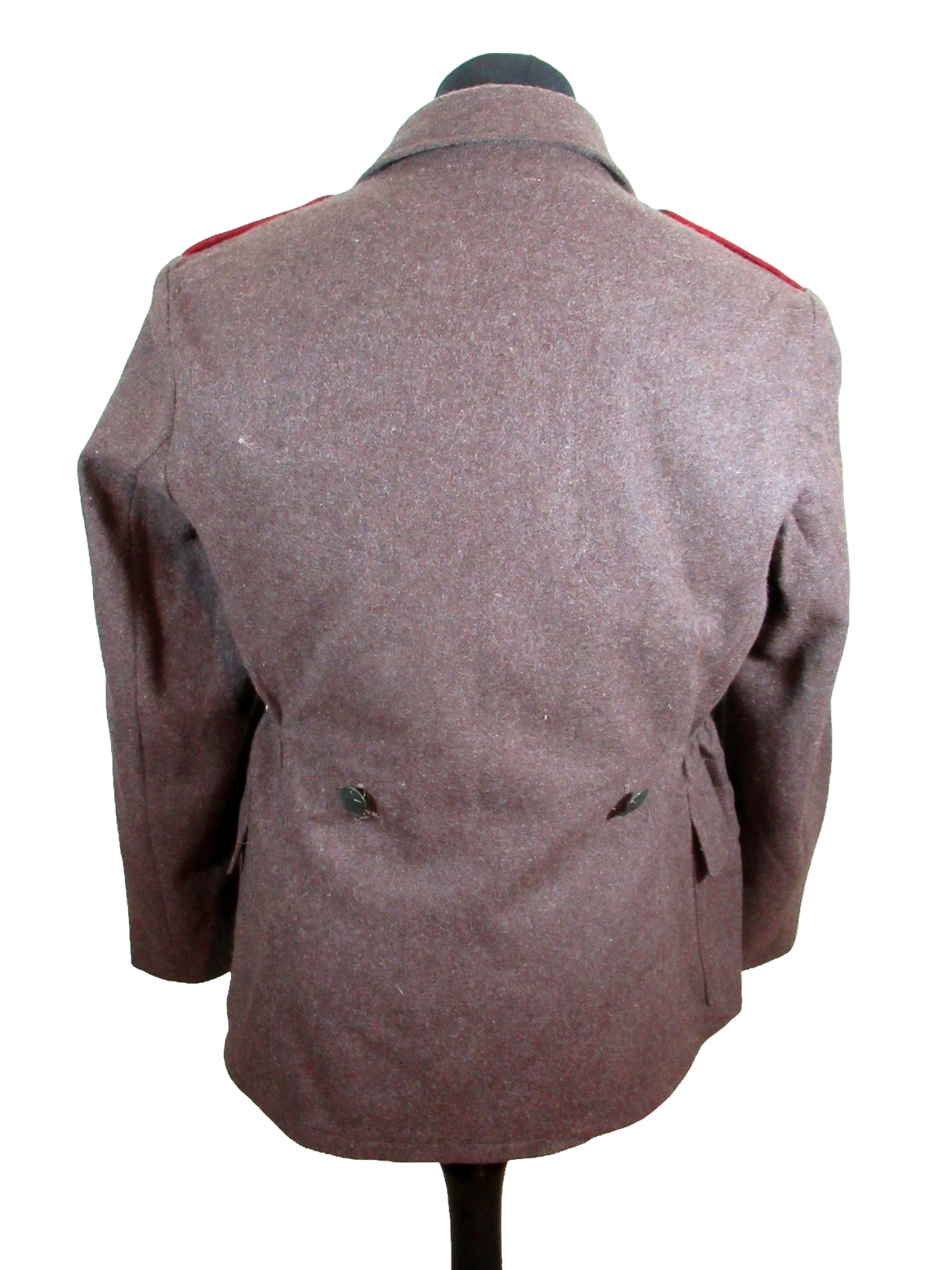 Vintage Soviet Era Bulgarian military jeep jacket blazer coat army wool retro green trim