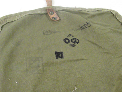 Vintage 1930s Bulgarian Army breadbag Satchel shoulder bag green blst military P