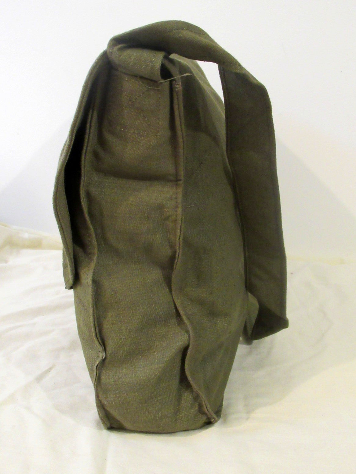 Vintage 1930s Bulgarian Army breadbag Satchel shoulder bag green blst military P