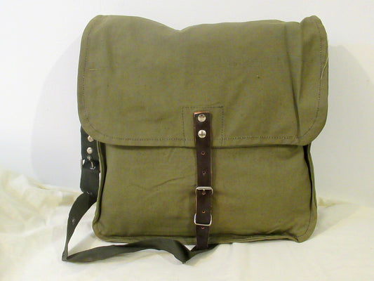Soviet Era 70s Bulgarian Army breadbag Satchel shoulder bag military green brs Q Communist
