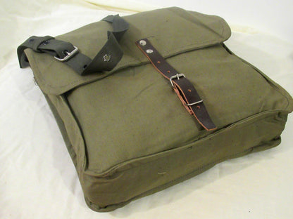 Soviet Era 70s Bulgarian Army breadbag Satchel shoulder bag military green brs Q Communist