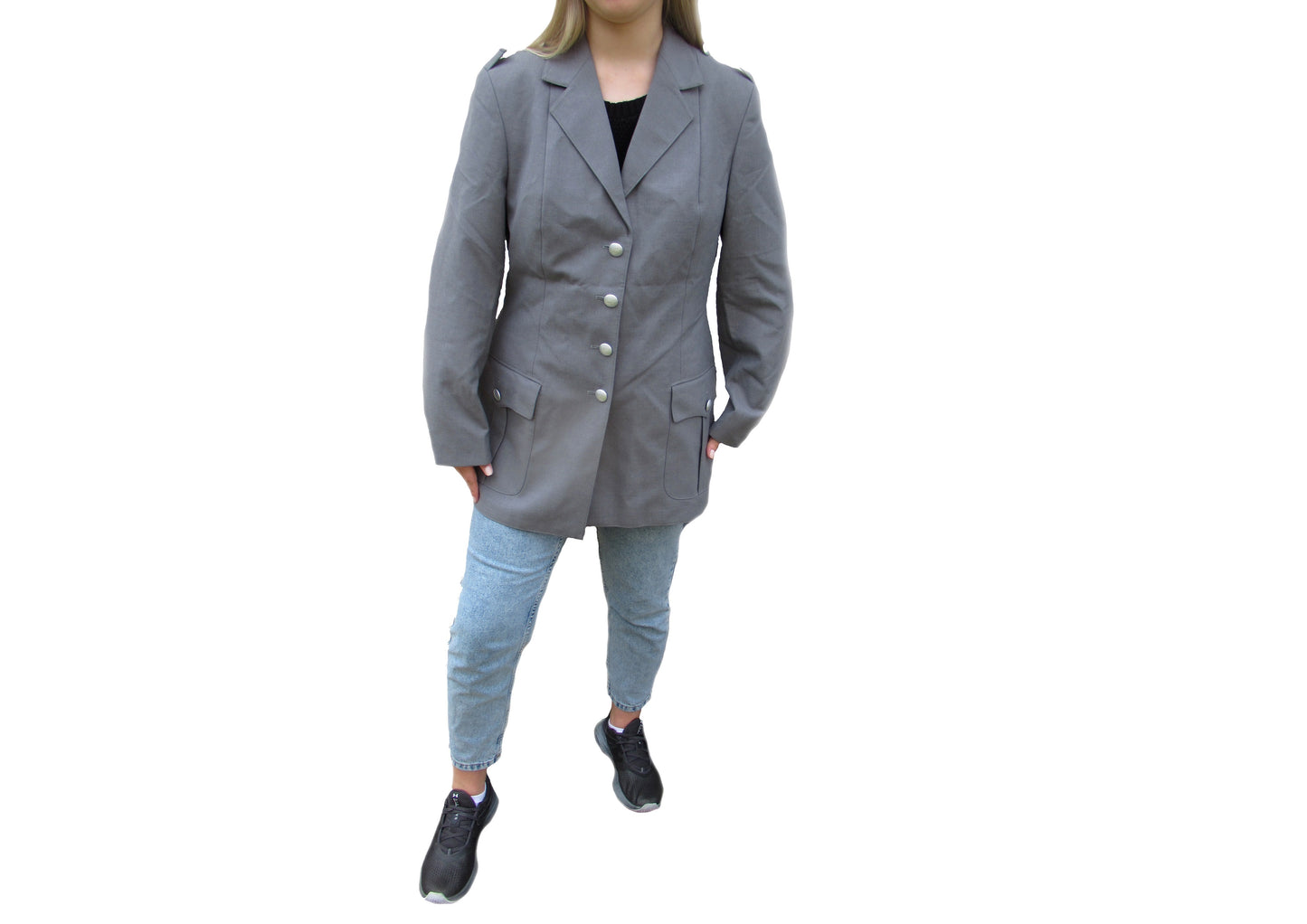 Authentic German Army ladies tunic jacket coat parade military surplus blazer Bundeswehr uniform parade dress women's