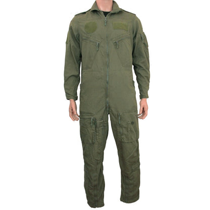 Repaired Vintage German army olive flight pilot suit coverall combi military airforce air force Bundeswehr luftwaffe fighter overall