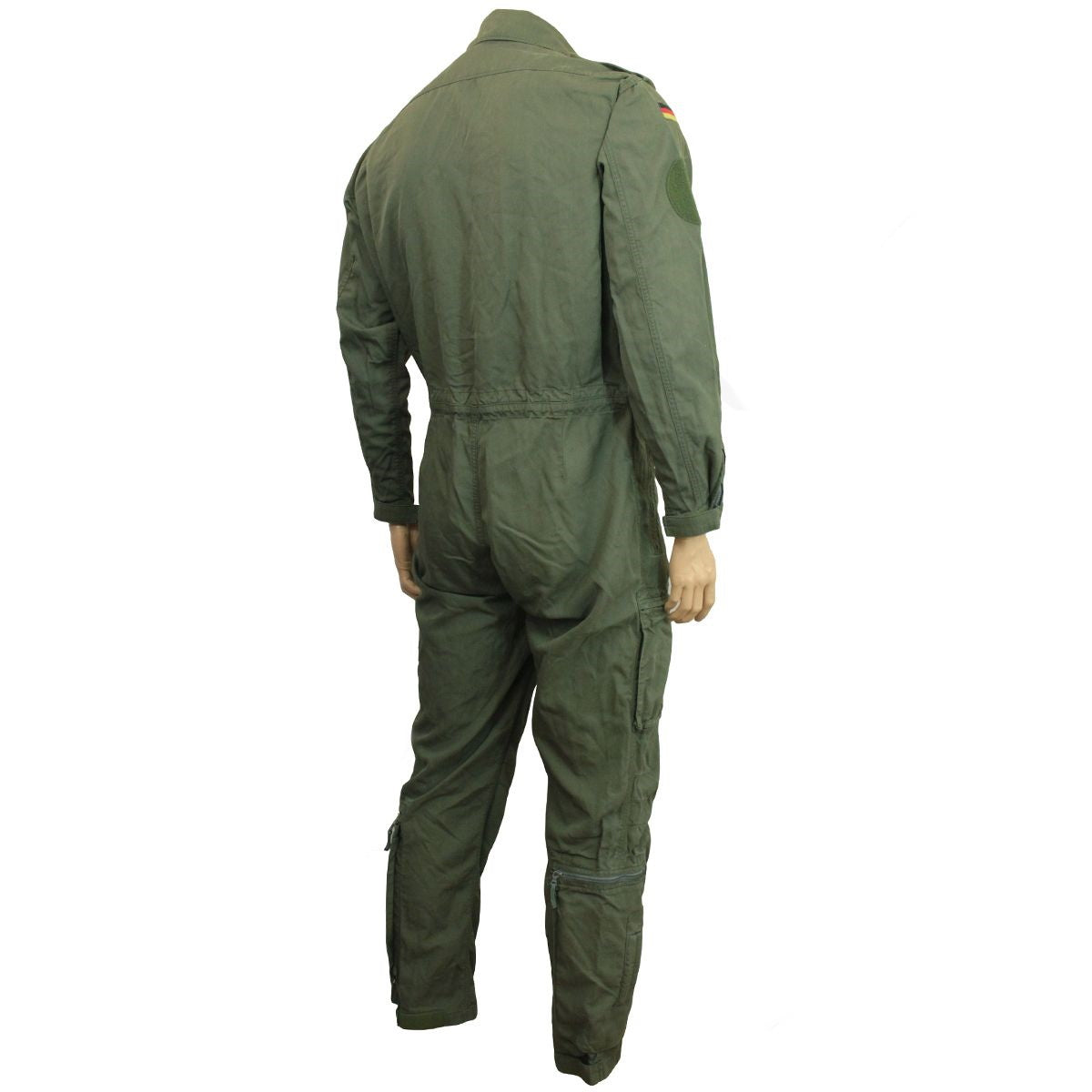 Repaired Vintage German army olive flight pilot suit coverall combi military airforce air force Bundeswehr luftwaffe fighter overall