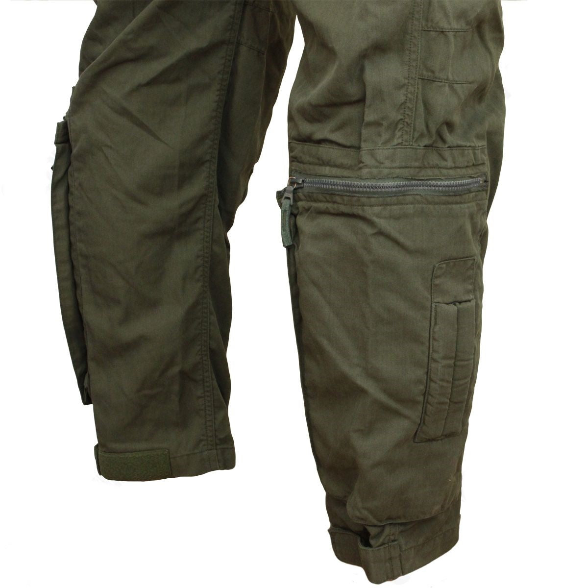 Repaired Vintage German army olive flight pilot suit coverall combi military airforce air force Bundeswehr luftwaffe fighter overall