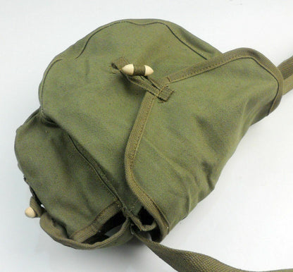 New Vintage Chinese army canvas AK47 drum ammo pouch shoulder bag PLA military ammunition communist soviet era People's Liberation deadstock