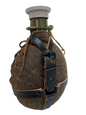 New Vintage Czech army Communist wool canteen flask cask military Soviet laces plastic