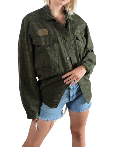 New Czech army night digi camo Field jacket military coat camouflage ike bomber wdeadstock