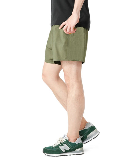 New Vintage Czech Army brown cotton Gym shorts 1990s military sports athletics m