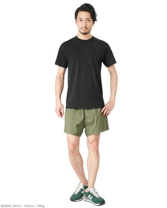 New Vintage Czech Army brown cotton Gym shorts 1990s military sports athletics m