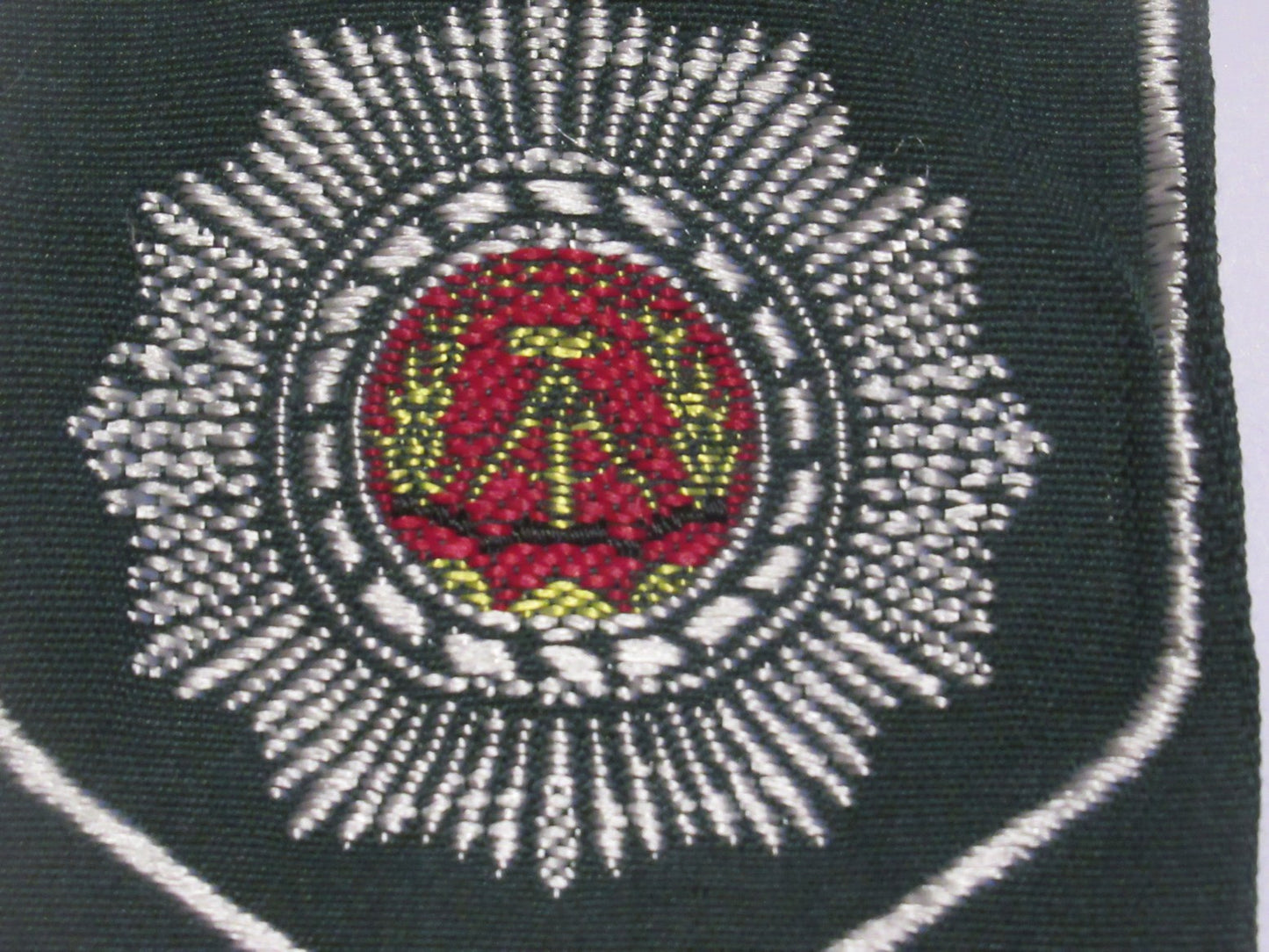 New East German Schutzpolizei insignia shoulder badge communist DDR volkspolizei