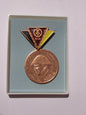 New Vintage East German NVA Reservist bronze medal insignia badge pin communist DDR