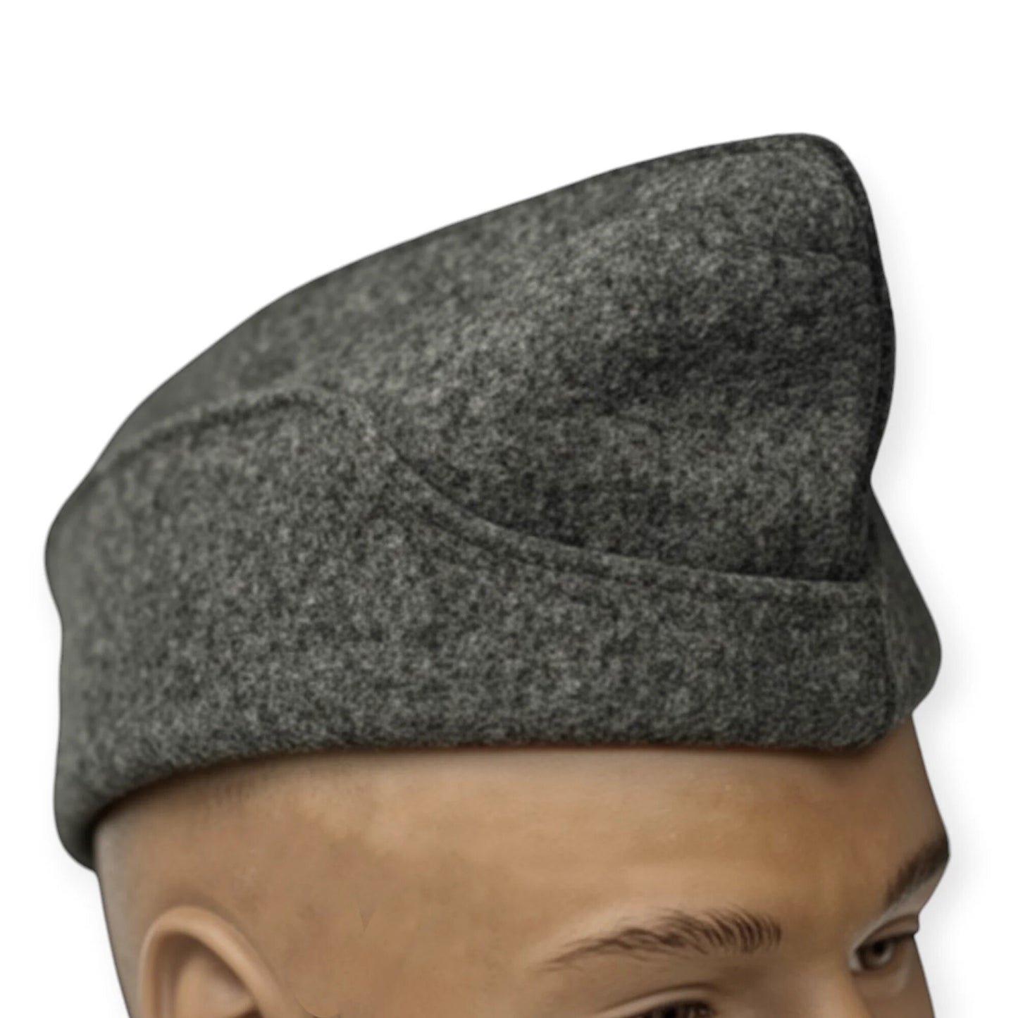 New Danish civil defence wool side cap winter hat army military navy garrison flat