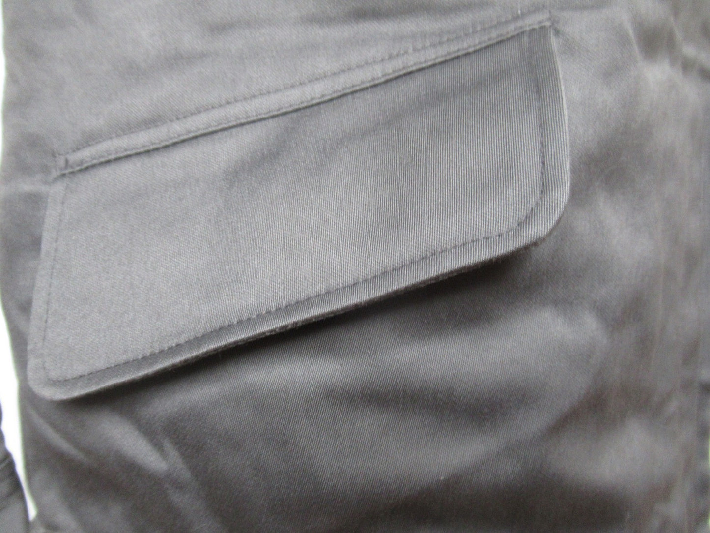 Vintage 1980s Danish Civil Defence work jacket grey military coat army coat m