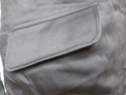 Vintage 1980s Danish Civil Defence work jacket grey military coat army coat m