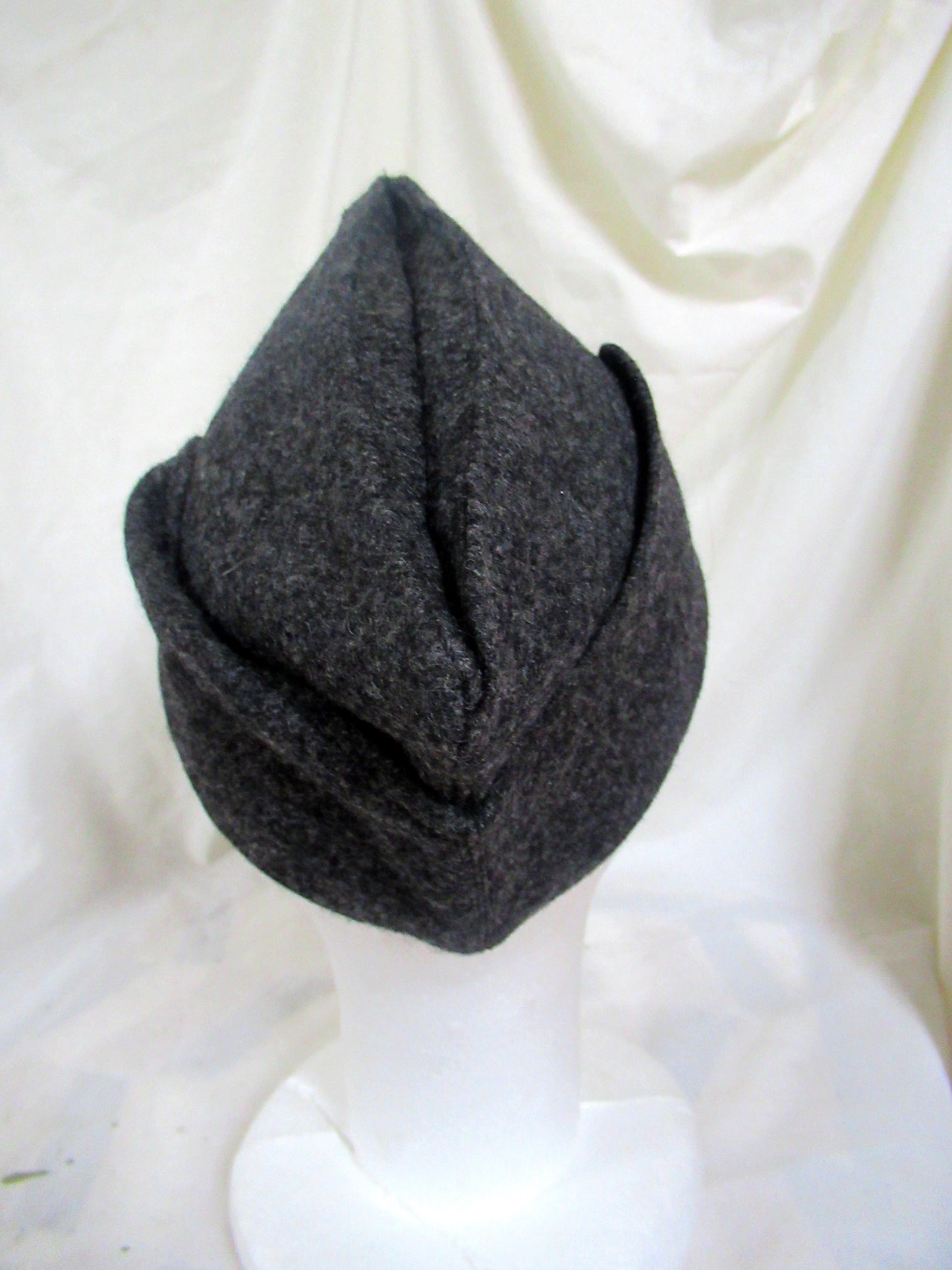 New Danish civil defence wool side cap winter hat army military navy garrison flat