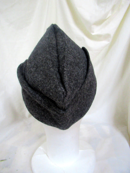 New Danish civil defence wool side cap winter hat army military navy garrison flat