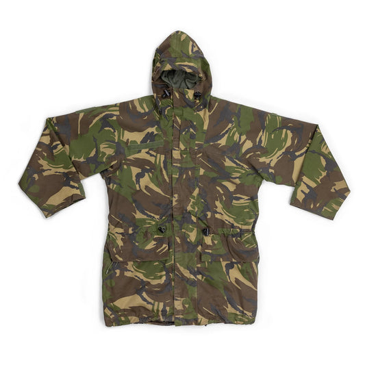 vintage late 90s Dutch Army hardshell goretex parka DPM camo military camouflage waterproof woodland