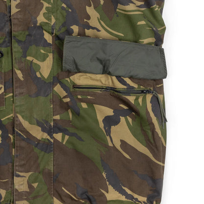 vintage late 90s Dutch Army hardshell goretex parka DPM camo military camouflage waterproof woodland