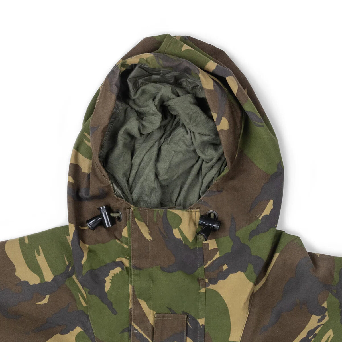 vintage late 90s Dutch Army hardshell goretex parka DPM camo military camouflage waterproof woodland