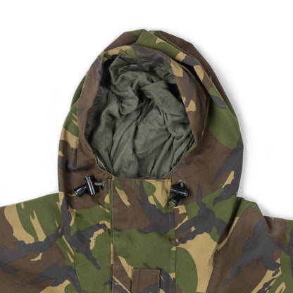 vintage late 90s Dutch Army hardshell goretex parka DPM camo military camouflage waterproof woodland