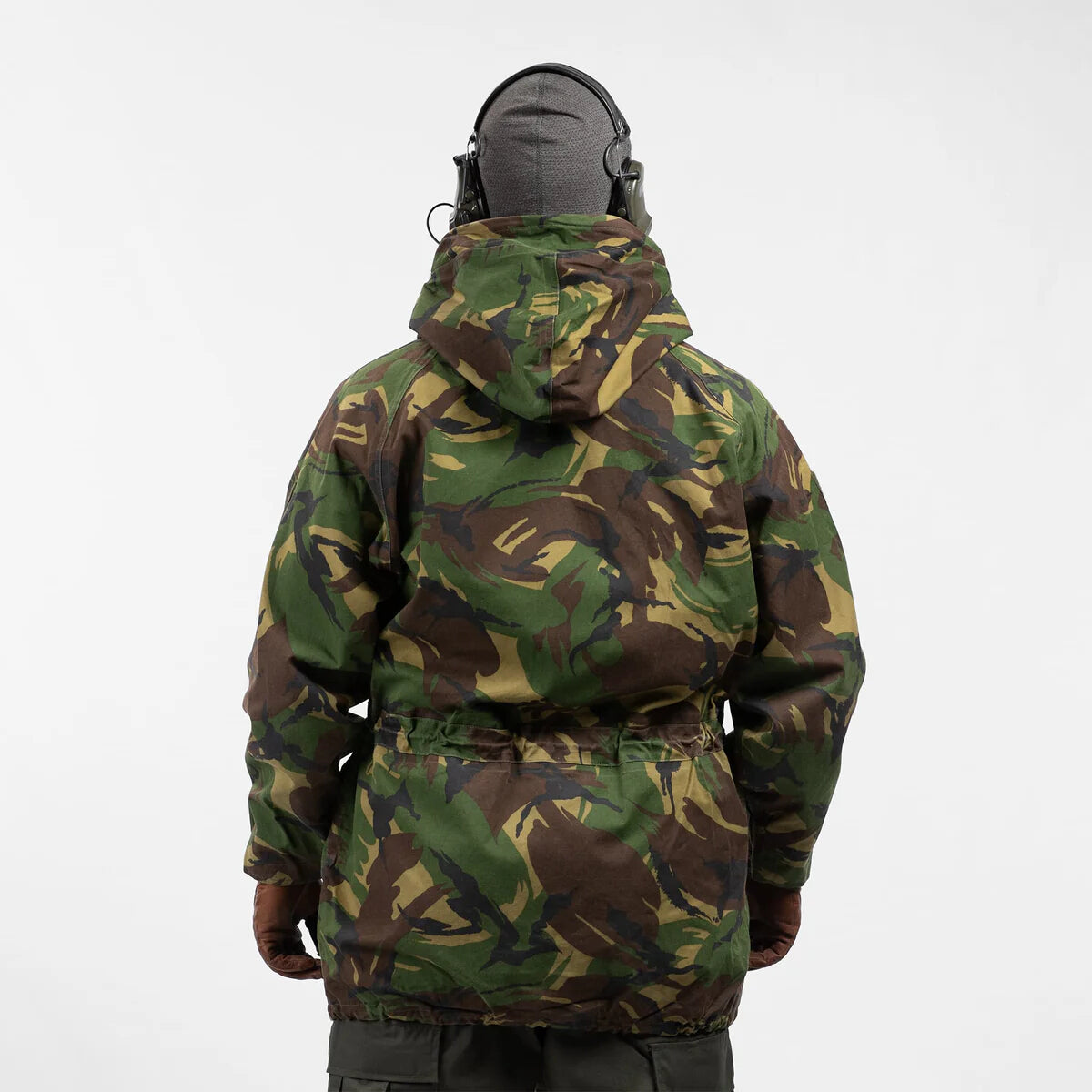 vintage late 90s Dutch Army hardshell goretex parka DPM camo military camouflage waterproof woodland