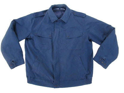 Vintage 1990s Dutch Air Force blue bomber jacket military army coat showerproof