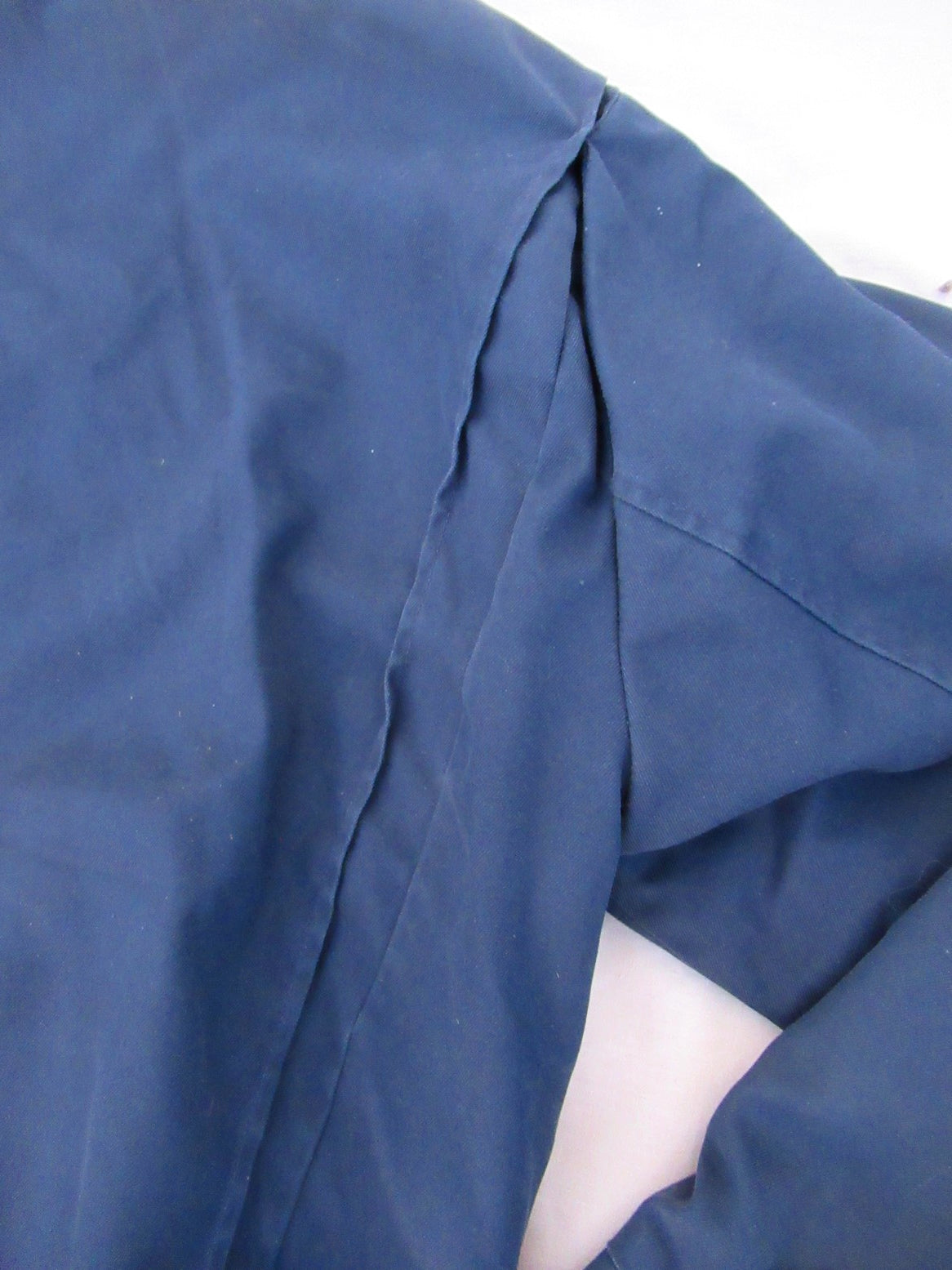 Vintage 1990s Dutch Air Force blue bomber jacket military army coat showerproof