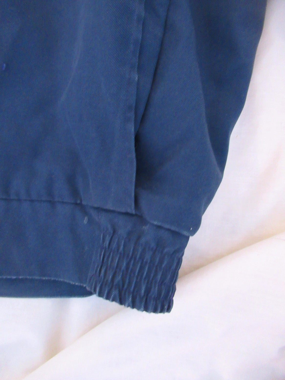 Vintage 1990s Dutch Air Force blue bomber jacket military army coat showerproof
