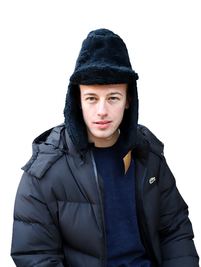 New  Vintage  1990s Dutch army winter hat black furry thermal lined cap military insulated extreme cold weather Unissued