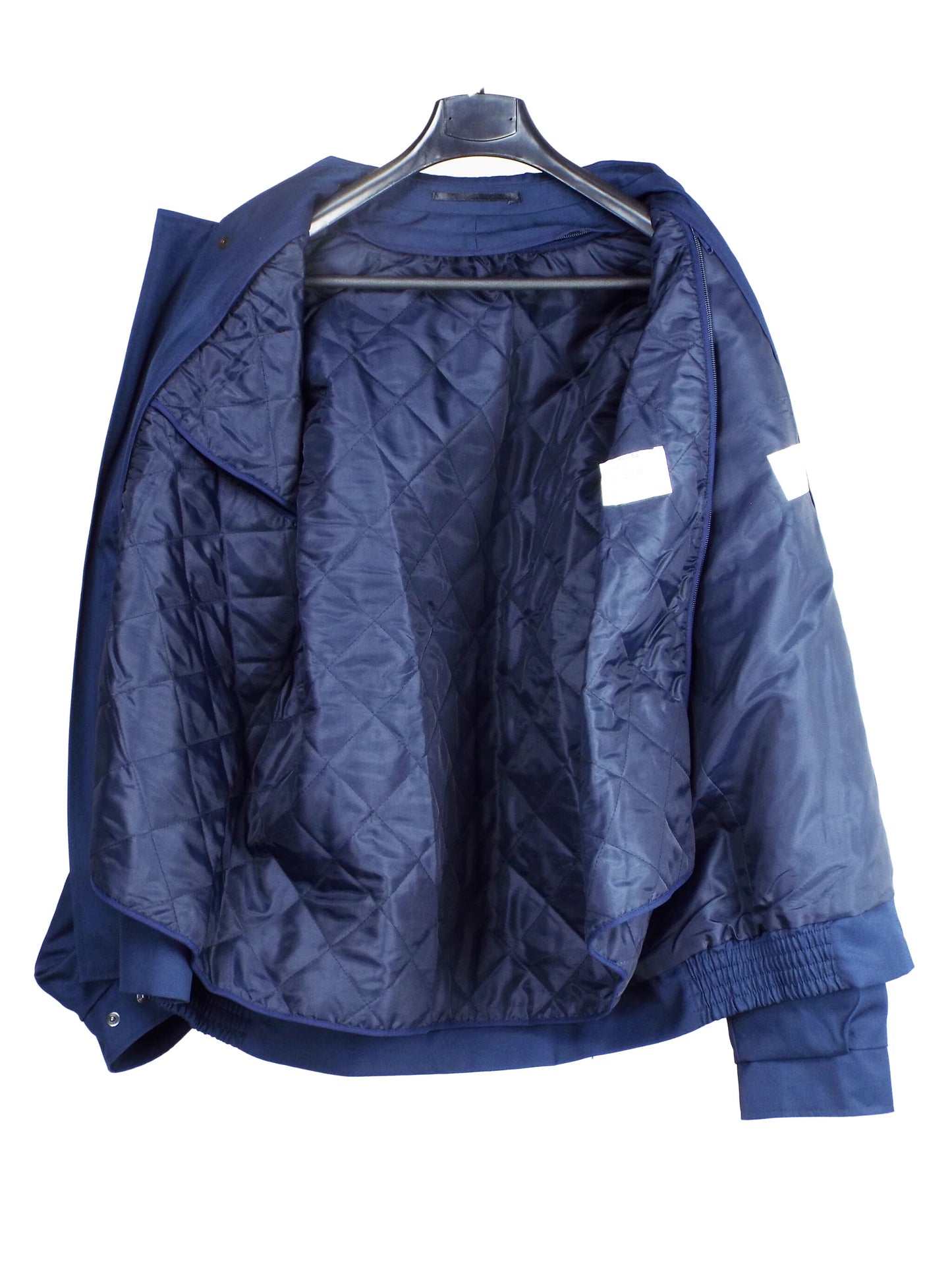 like new Vintage 1990s Dutch Air Force blue bomber jacket military army coat showerproof