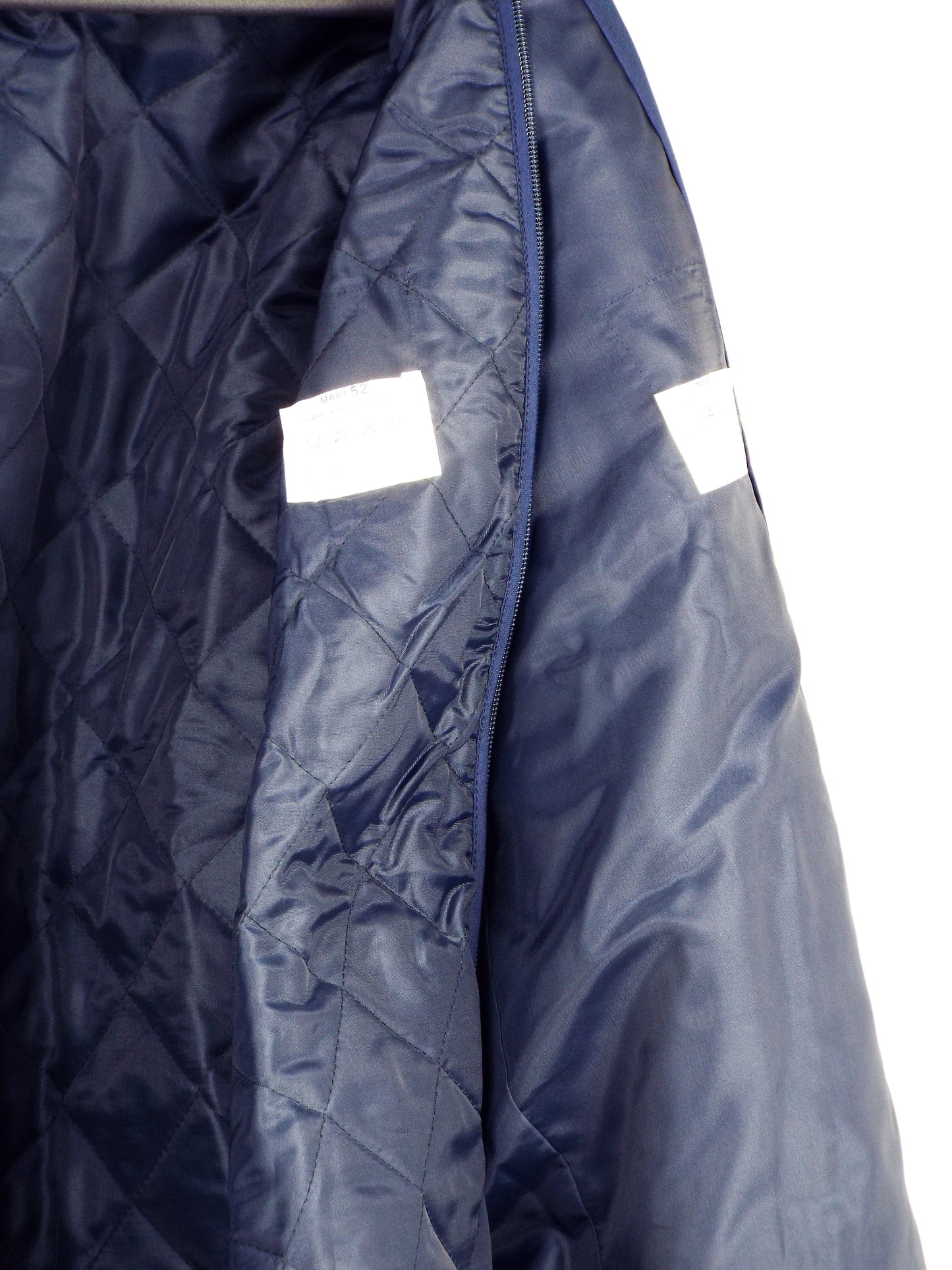 like new Vintage 1990s Dutch Air Force blue bomber jacket military army coat showerproof