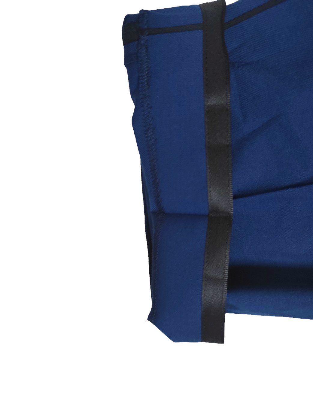 Vintage Dutch Air Force blue stripe uniform trousers pants military dress gaberdine weave
