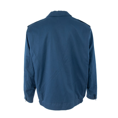 like new Vintage 1990s Dutch Air Force blue bomber jacket military army coat showerproof