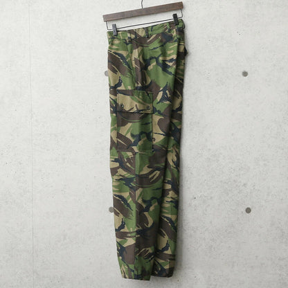 New Vintage Women's Dutch army camo trousers pants military camouflage cargo combat woodland DPM high waisted unissued