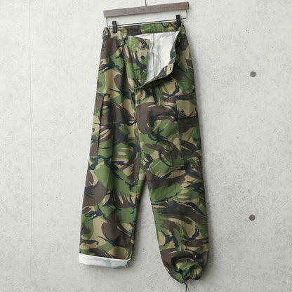 New Vintage Women's Dutch army camo trousers pants military camouflage cargo combat woodland DPM high waisted unissued