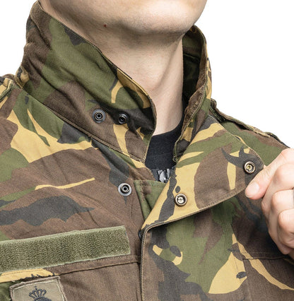 vintage Dutch Army parka shell Jacket military camouflage camo DPM 90s woodland
