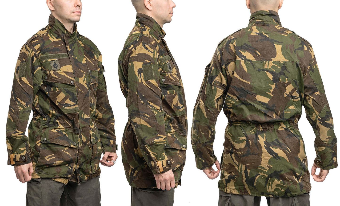 vintage Dutch Army parka shell Jacket military camouflage camo DPM 90s woodland
