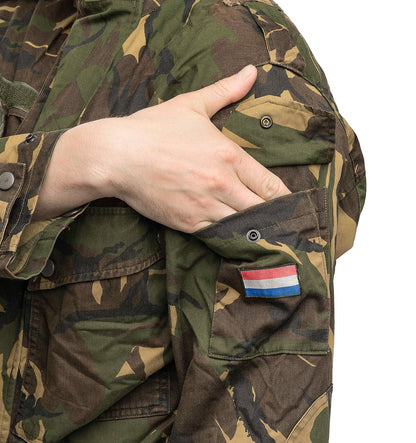 vintage Dutch Army parka shell Jacket military camouflage camo DPM 90s woodland