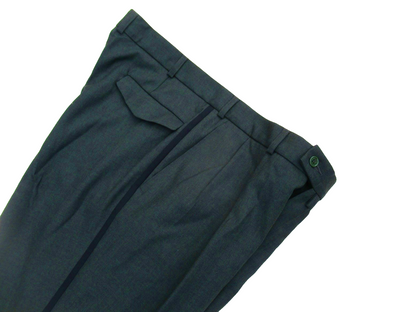 Vintage Dutch Army green striped uniform trousers pants dress parade military