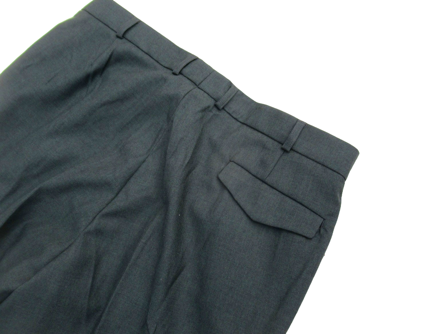 Vintage Dutch Army green striped uniform trousers pants dress parade military