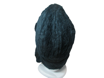 New  Vintage  1990s Dutch army winter hat black furry thermal lined cap military insulated extreme cold weather Unissued